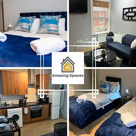 City Centre 2 Bed Flat Sleeps 3 For Work And Leisure With Free Wifi By Amazing Spaces Relocations Ltd Warrington Bagian luar foto